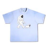 Grape Ice walking the dog astronaut Urban Heavy Tee - linhVisuals