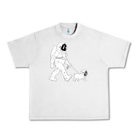 Lunar Rock walking the dog astronaut Urban Heavy Tee - linhVisuals