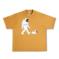 Peanut Butter walking the dog astronaut Urban Heavy Tee - linhVisuals
