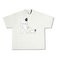 Pistachio walking the dog astronaut Urban Heavy Tee - linhVisuals