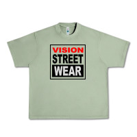 Oil Green vision street wear tshirt Urban Heavy Tee - linhVisuals