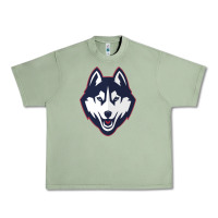 Oil Green wolf head tshirt Urban Heavy Tee - linhVisuals