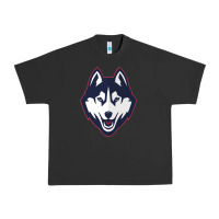 Pigment Black wolf head tshirt Urban Heavy Tee - linhVisuals