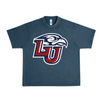 Midnight Navy liberty flames Urban Heavy Tee - linhVisuals