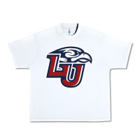 White liberty flames Urban Heavy Tee - linhVisuals