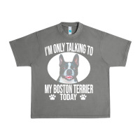 Tornado boston terrier t  shirtfunny boston terrier dog gift i m only talking Urban Heavy Tee - linhVisuals