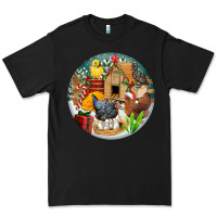 Black Christmas coop ornament Premium Tee - FaDigitalArtStudio