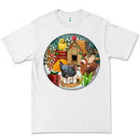 White Christmas coop ornament Premium Tee - FaDigitalArtStudio