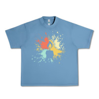 Pebble Blue candle t  shirt c a n d l e i n k s p l a s h t  shirt Urban Heavy Tee - linhVisuals
