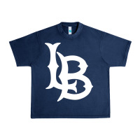 Navy long beach  the beach Urban Heavy Tee - linhVisuals