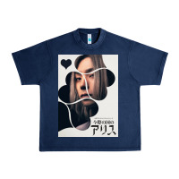 Navy Chishiya Alice In Borderland Urban Heavy Tee - linhVisuals