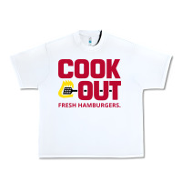 White Cookout Urban Heavy Tee - linhVisuals