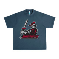 Midnight Navy manhattanville valiants Urban Heavy Tee - linhVisuals