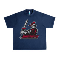 Navy manhattanville valiants Urban Heavy Tee - linhVisuals