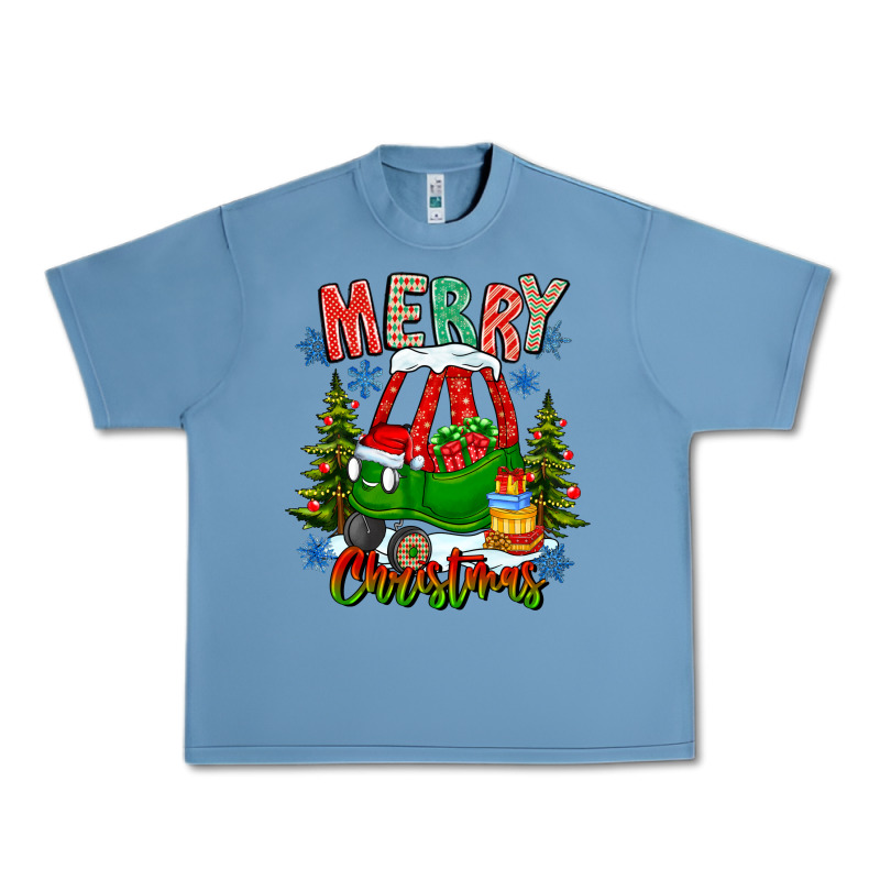 Merry Christmas Car Urban Heavy Tee by CowhideDigitalArt | Teevron