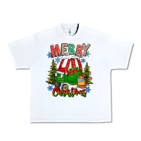 White merry christmas car Urban Heavy Tee - CowhideDigitalArt