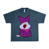 Midnight Navy chowder Urban Heavy Tee - linhVisuals