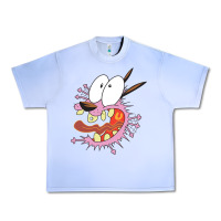 Grape Ice courage the cowardly dog Urban Heavy Tee - linhVisuals