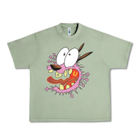 Oil Green courage the cowardly dog Urban Heavy Tee - linhVisuals