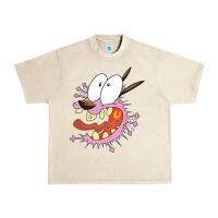 Sandshell courage the cowardly dog Urban Heavy Tee - linhVisuals