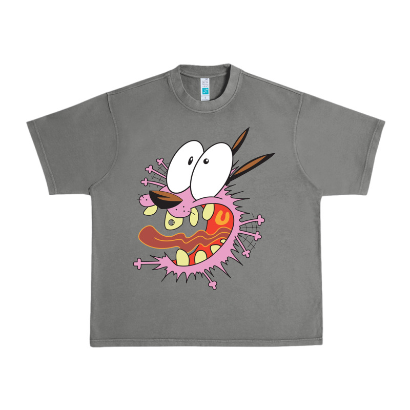 Courage The Cowardly Dog Urban Heavy Tee by linhVisuals | Teevron