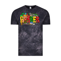 Cloud Black barber Vintage Tee - CowhideDigitalArt