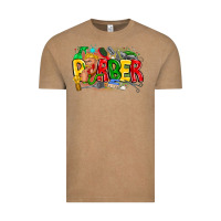 Vintage Coffee barber Vintage Tee - CowhideDigitalArt