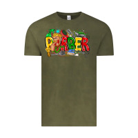 Vintage Olive barber Vintage Tee - CowhideDigitalArt