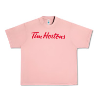 Salmon Tim Hortons Urban Heavy Tee - linhVisuals