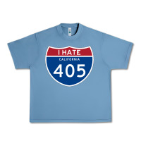Pebble Blue los angeles california interstate 405 (i 405) sweatshirt Urban Heavy Tee - linhVisuals
