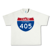 Pistachio los angeles california interstate 405 (i 405) sweatshirt Urban Heavy Tee - linhVisuals