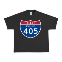 Pigment Black los angeles california interstate 405 (i 405) sweatshirt Urban Heavy Tee - linhVisuals