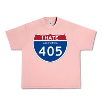 Salmon los angeles california interstate 405 (i 405) sweatshirt Urban Heavy Tee - linhVisuals