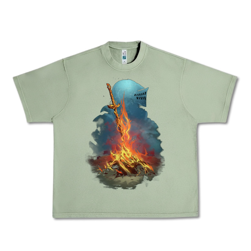 Souls Bonfire Urban Heavy Tee by linhVisuals | Teevron