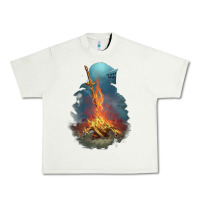 Pistachio Souls Bonfire Urban Heavy Tee - linhVisuals