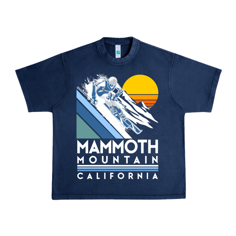 Mammoth Mountain California Retro Ski Sweatshirt Urban Heavy Tee by linhVisuals | Teevron