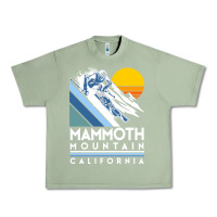 Oil Green mammoth mountain california retro ski sweatshirt Urban Heavy Tee - linhVisuals