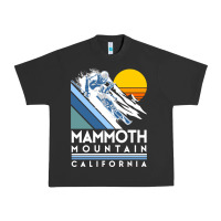 Pigment Black mammoth mountain california retro ski sweatshirt Urban Heavy Tee - linhVisuals