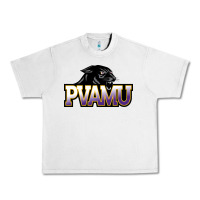 Lunar Rock Prairie View A&M Panthers And Lady Panthers Rectangle Patch Urban Heavy Tee - linhVisuals