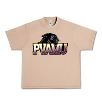 Burro Prairie View A&M Panthers And Lady Panthers Rectangle Patch Urban Heavy Tee - linhVisuals