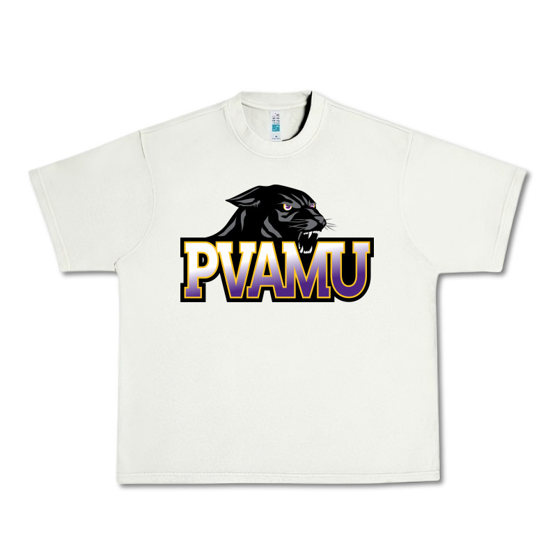 Prairie View A&m Panthers And Lady Panthers Rectangle Patch Urban Heavy Tee by linhVisuals | Teevron