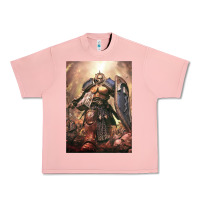 Salmon Warhammer Characters Urban Heavy Tee - linhVisuals