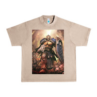 French Oak Warhammer Characters Urban Heavy Tee - linhVisuals