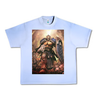 Grape Ice Warhammer Characters Urban Heavy Tee - linhVisuals