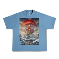 Pebble Blue The Painted World Urban Heavy Tee - linhVisuals