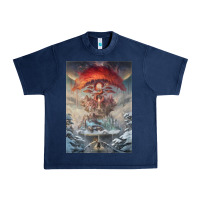 Navy The Painted World Urban Heavy Tee - linhVisuals