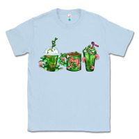 Dusty Blue Cactus Lover Cactus Coffee Cups Classic Tee - FaDigitalArtStudio