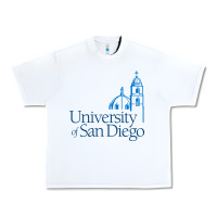 White The university of san diego Urban Heavy Tee - linhVisuals