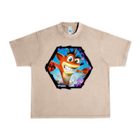 French Oak CRASH BANDICOOT LEGENDS Urban Heavy Tee - linhVisuals