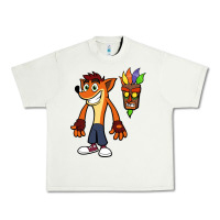 Pistachio CRASH BANDICOOT Urban Heavy Tee - linhVisuals